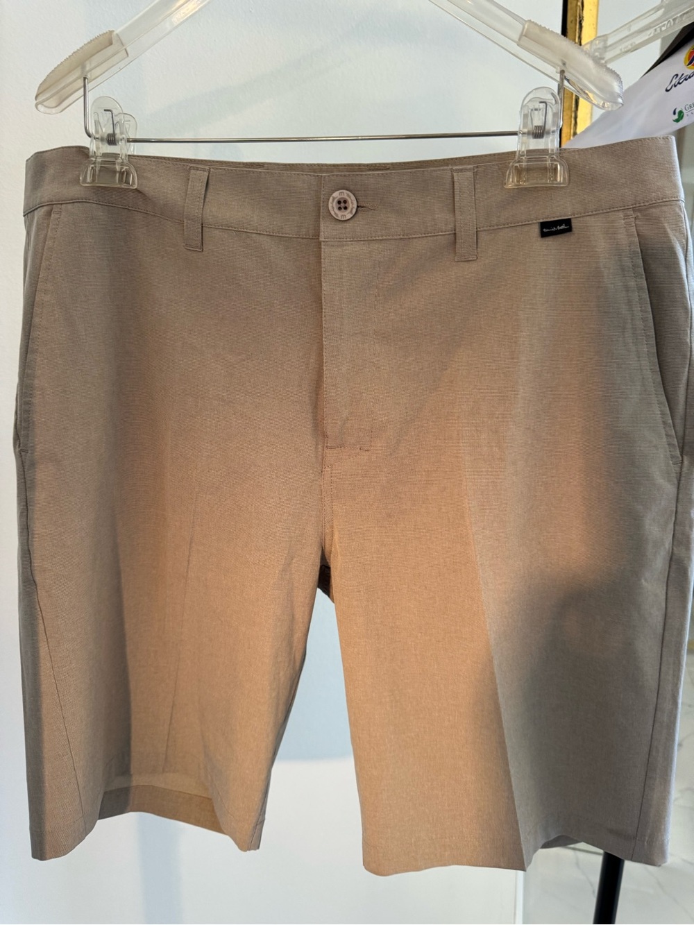 Travis Mathew Men's Tan Chino Shorts
